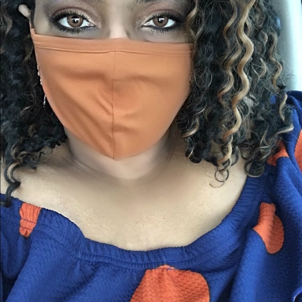 3/$20-Cinnamon Color Breathable Mask - Picture 5 of 5